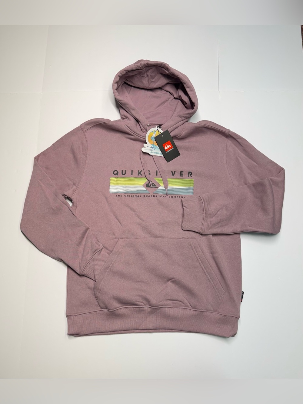 Quicksilver ElderBerry Hoodie Pullover Men’s Size M Graphic Print Retail $70 NWT